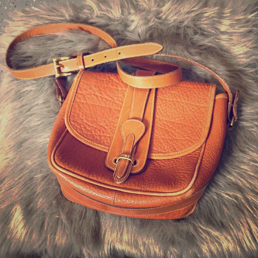 VIntage Dooney & Bourke Vintage Essex Bag Saddle